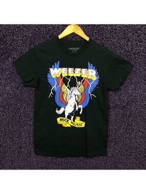 Weezer Unicorn Rock Music T-Shirt Size Small